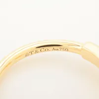 ★Tiffany&Co.★ Tワイヤー ダイヤリング 750 WG 定価45万 ティファニー TIFFANY&Co. ダイヤモンド ワイヤー リング T