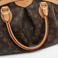 Louis Vuitton モノグラム　ティボリ　ダークブラウン ハンドバッグ LOUIS VUITTON ルイ ヴィトン ハンドバッグ モノグラム ティボリ