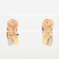 カルティエ トリニティ ピアス 750(YG×PG×WG) 9.7g A3857387｜中古
