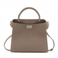 超希少美品ベージュ レザー ハンドバッグ*~~ ミチノ パリ ルテス ミニ レザー 2WAYハンドバッグ ベージュ