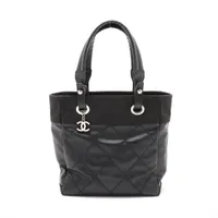 CHANEL バッグ パリビアリッツ トートバッグ ブラック ハンドバッグ MM パリビアリッツ・トートMM/質屋 さのや ブランド 通販サイト