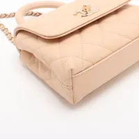 シャネル ココハンドル ミニミニ キャビアスキン 2WAYショルダーバッグ