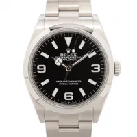 ロレックス エクスプローラー36 124270 SS SS AT 黒文字盤