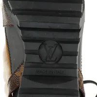 Louis Vuitton Laurier Line 19-year Suede Short Boots EU37 Ladies