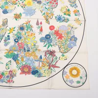 エルメス カレ90 PLANIFLEURS プラニフルール スカーフ シルク