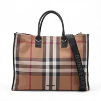 バーバリー　ハンドバッグ　茶　フラップ　レザー　2way　ノバチェック　s98 バーバリー ハンドバッグ 茶 フラップ レザー 2way ノバチェック