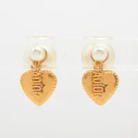 DIOR ピアス 両耳 ディオール ジャディオール ピアス(両耳用) GP×ラインストーン