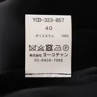 ヨーコチャン ポリエステル ワンピース 40 レディース ブラック YCD