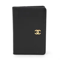 CHANEL シャネル　ココボタン シリーズ カードケース　ブラック 正規品 CHANEL シャネル ココボタン ブラック カードケース 名刺