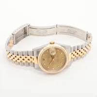 ROLEX ディトジャスト16233G　ブレスレット ロレックス デイトジャスト 16233G SS×YG AT プリント
