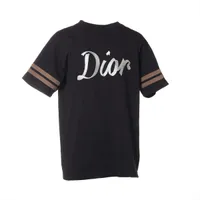 ディオール 19SS コットン×ナイロン Tシャツ XS メンズ ブラック