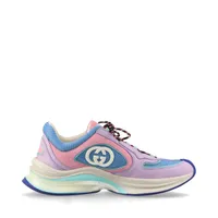 グッチ GUCCI RUN ヌバックレザー スニーカー 37 レディース