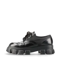 PRADA 正規品　ダイアパソン　レザーシューズ　2EG419 約26cm 新品 PRADA プラダ ダイアパソン オペークブラッシュドレザーシューズ