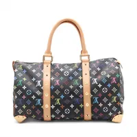 ヴィトン マルチカラー キーポル45 M92640 ブラック A3861047｜中古