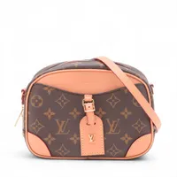 ヴィトン モノグラム ドーヴィルMINI M45528 ブラウン RFID反応あり