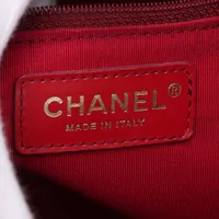 美品 CHANEL シャネル キャビアスキン ポーチ ゴールド金具 レッド シャネル PST キャビアスキン チェーントートバッグ レッド