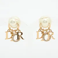 現行モデル✨DIOR　トライバル　パール　ピアス　ラインストーン　ゴールド　片耳 ディオール Dior Tribales ディオール トライバル ピアス(両耳用