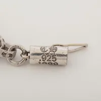 Chrome Hearts Paper Chain 8 inch Bracelet 925 14.3g | eBay