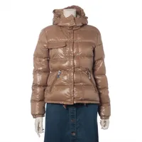 【美品】MONCLER BERENGERE モンクレール ダウン 0 モンクレール BERENGERE ナイロン ダウンジャケット 0