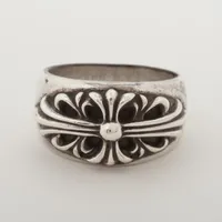 クロムハーツ クロスバンド リング 925 12.5g A2254066｜中古