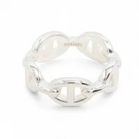 エルメス シェーヌダンクル アンシェネ リング 54 925 5.7g シルバー