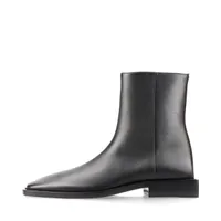 BALENCIAGA 20aw スクエアトゥ ブーツ バレンシアガ レザー ショートブーツ 37.5 レディース ブラック