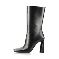 バレンシアガ レザー ショートブーツ 37.5 レディース ブラック 616349