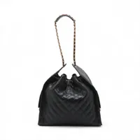 シャネル - キャビアスキン チェーンショルダーバッグ ブラック