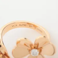 ヴァンクリーフ&アーペル フリヴォル アントレ レ ドア ダイヤ リング