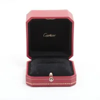 カルティエミニラブリングPG 50号　正規品 Cartier カルティエ ミニラブリング ダイヤ ダイヤモンド フル