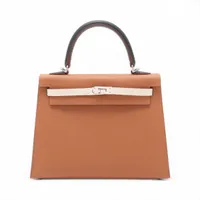 アリーナ　ケリーブルック ランク N 新品 HERMÈS エルメス ケリー25 ブラック (89) トゴ