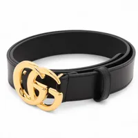 GUCCI　グッチ 414516 GGマーモント ベルト ベルトルーフ留裂け GUCCI グッチ 414516 GGマーモント ベルト ベルトルーフ留裂け