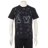 ヴィトン 24SS コットン ポロシャツ XL メンズ ブラック RM241