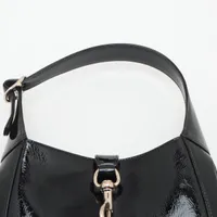 グッチ ジャッキー パテントレザー ショルダーバッグ ブラック 782849