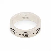 グッチ　タイガーヘッドダブルラップリング 研磨済】美品 GUCCI ダブル タイガーヘッド リング グッチ 指輪