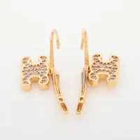 セリーヌ トリオンフ ピアス(両耳用) GP×ラインストーン ゴールド