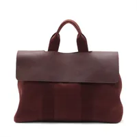 【極美品】エルメス　ヴァルパライソ　トワルシェブロン　PM　ブラウン エルメス ヴァルパライソPM トワルシェブロン ブラウン シルバー