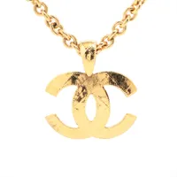 シャネル ココマーク 94P ネックレス GP ゴールド