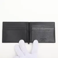 サンローラン YSLロゴ レザー マネークリップ ブラック A3868757