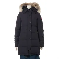 極美品 カナダグース マッケンジー ダウンコート サザビー M 紺 2302JL カナダグース マッケンジー ダウンコート Mサイズ ネイビー 刺繍