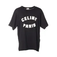 セリーヌ トリオンフ コットン Tシャツ XS メンズ ベージュ