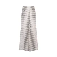 シャネル ココボタン P73 ポリアミド パンツ 36 レディース ホワイト