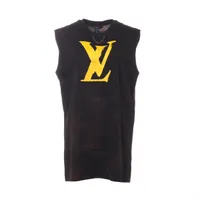 LOUIS VUITTON タンクトップ　キャミソール　36 黒 ルイヴィトン タンクトップ/キャミソール｜中古ブランド品