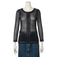 ⭐︎専用⭐︎ Aga ブラック薄手アウター ZARA MAN ジャケット アウター ブラック メッシュ加工 S-617