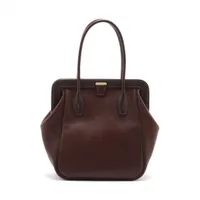 エルメス コンヴォワイユール26 ヴォーバレニア カカオ ゴールド金具 T:2015年