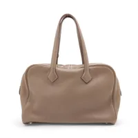 【付属品あり】HERMES ヴィクトリアII35セージ シルバー金具 付属品あり】HERMES ヴィクトリアII35セージ シルバー金具