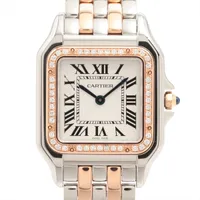 カルティエ カルティエ サントスデュモン WGSA0021 4227352279ZX PG×革 QZ