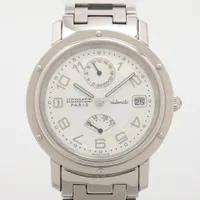 エルメス クリッパー CL2.810 SS SS AT 白文字盤 あまりごま1