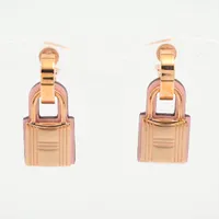 フェンディ オーロック ピアス(両耳用) GP×ラインストーン