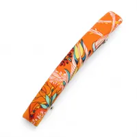 エルメス バレッタ シルク オレンジ